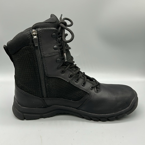 Danner Lookout 8" Black Leather Waterproof Boots Shoes 23824 Mens 8.5” Like New! - Picture 7 of 8